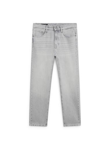 Jeans tapered fit - Gris de Zara