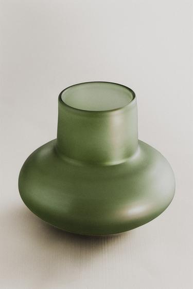 PETIT IRIDESCENT GLASS VESSEL I COLIN KING - Green by Zara