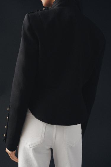 VESTE BRANDENBOURGS ZW COLLECTION - Noir de Zara - Image 2