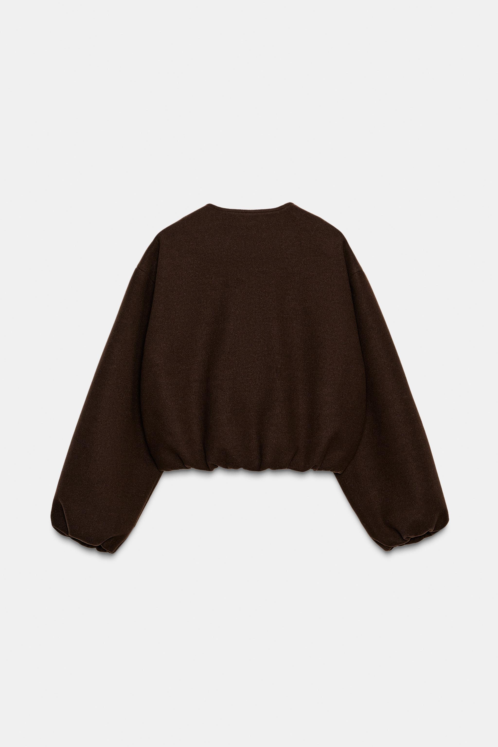 ソフトボンバージャケット - ブラウン | ZARA Japan / 日本