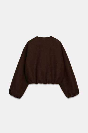 SOFT BOMBER JACKET - Brown by Zara - Image 6
