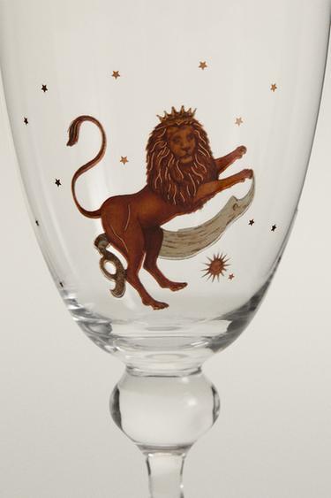 LEO ZODIAC GLASS | MARISA BERENSON - Transparent by Zara - Image 2