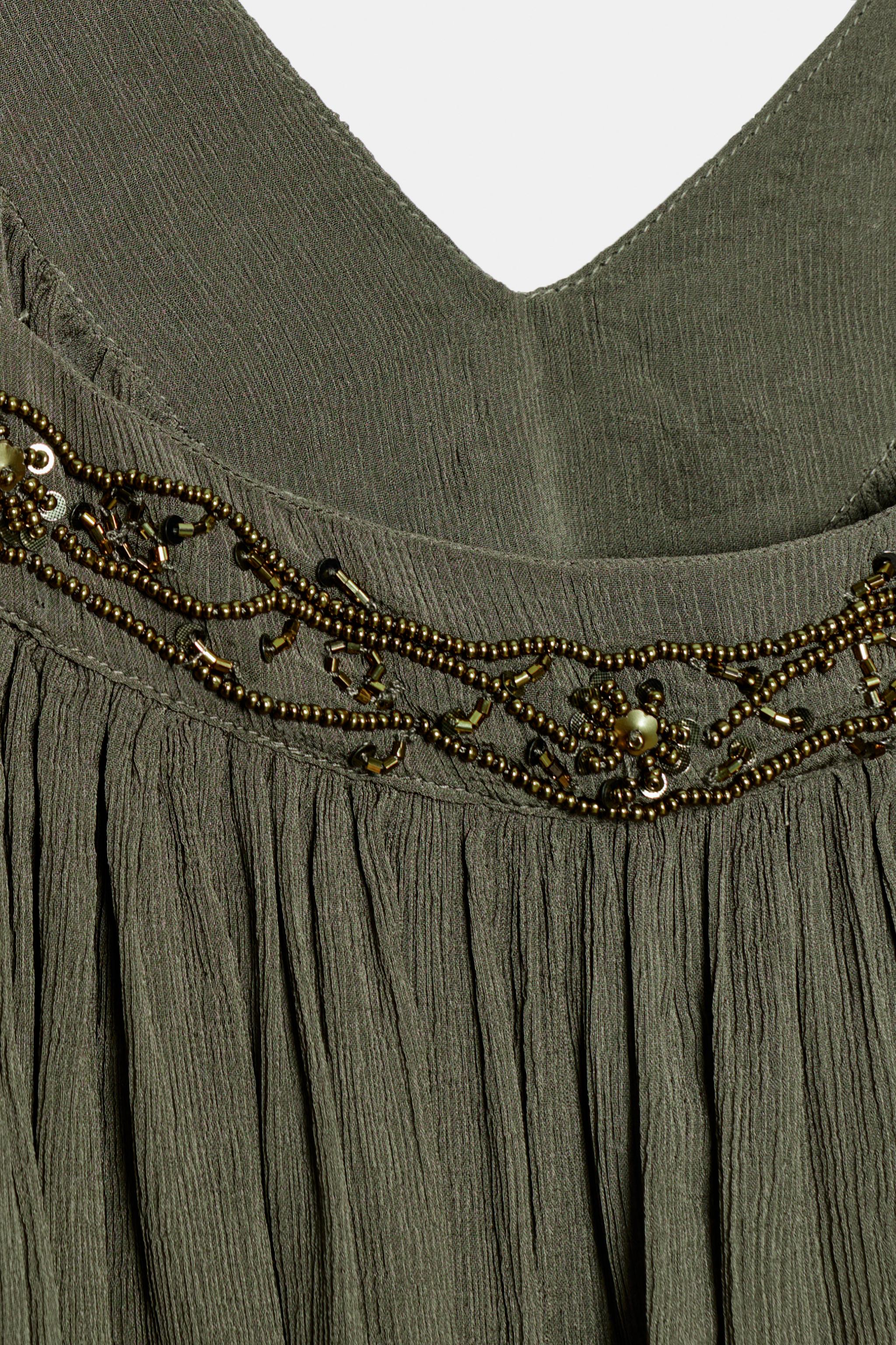BEADED SEQUIN TOP