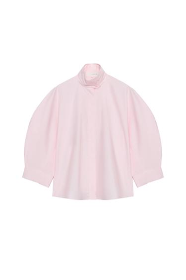 ZW COLLECTION PUFF SLEEVE SHIRT - Light pink by Zara