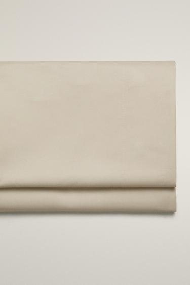 SATEEN FLAT SHEET (1000 THREAD COUNT) - Grey by Zara