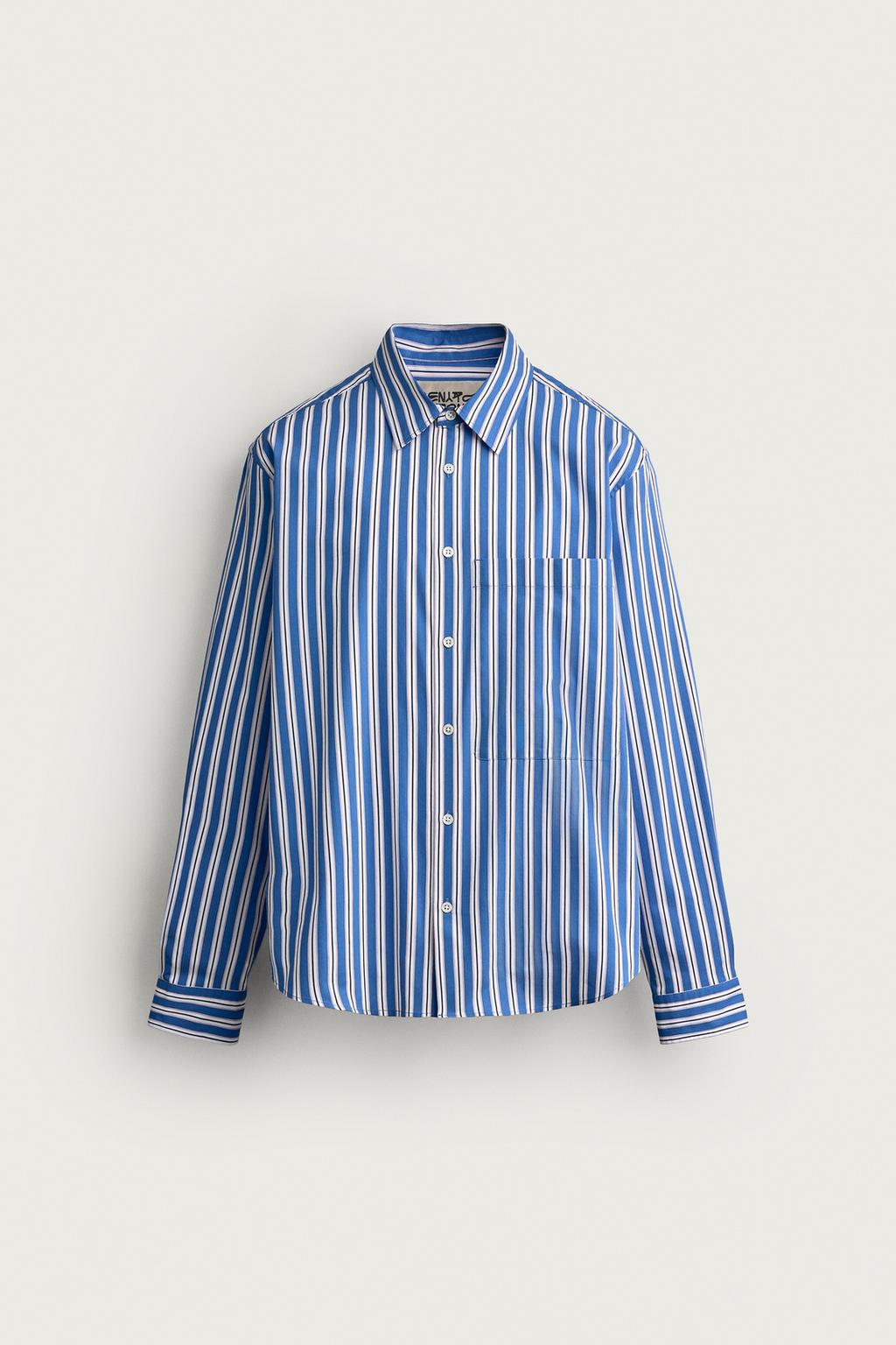 RELAXED FIT STRIPED SHIRT