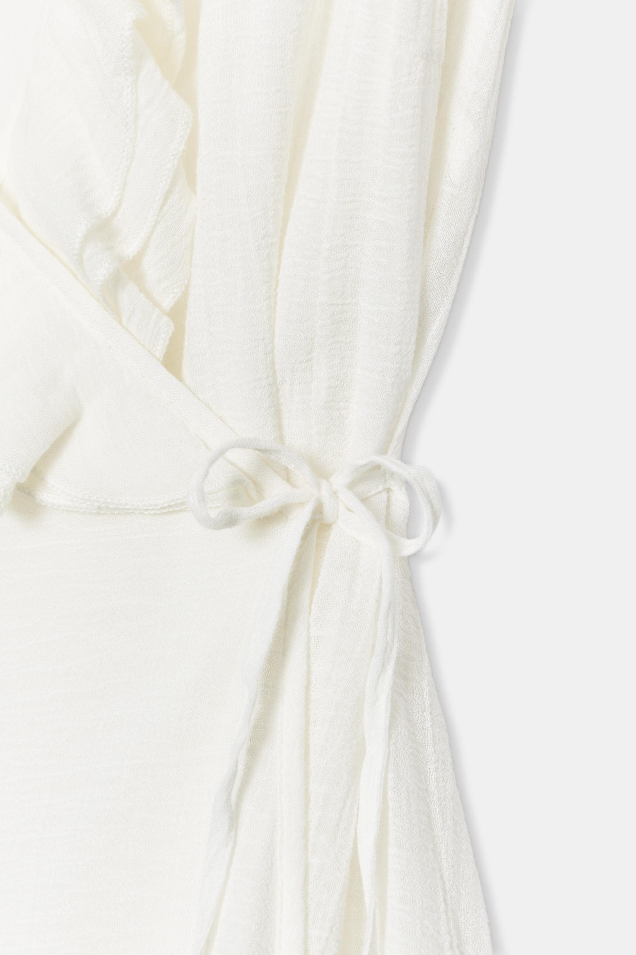 RUFFLED MINI DRESS