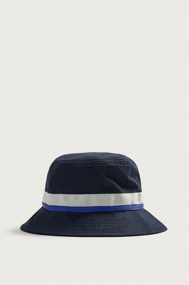 CONTRAST BUCKET HAT 0FR. PARIS X ZARA - Blau von Zara - Bild 0