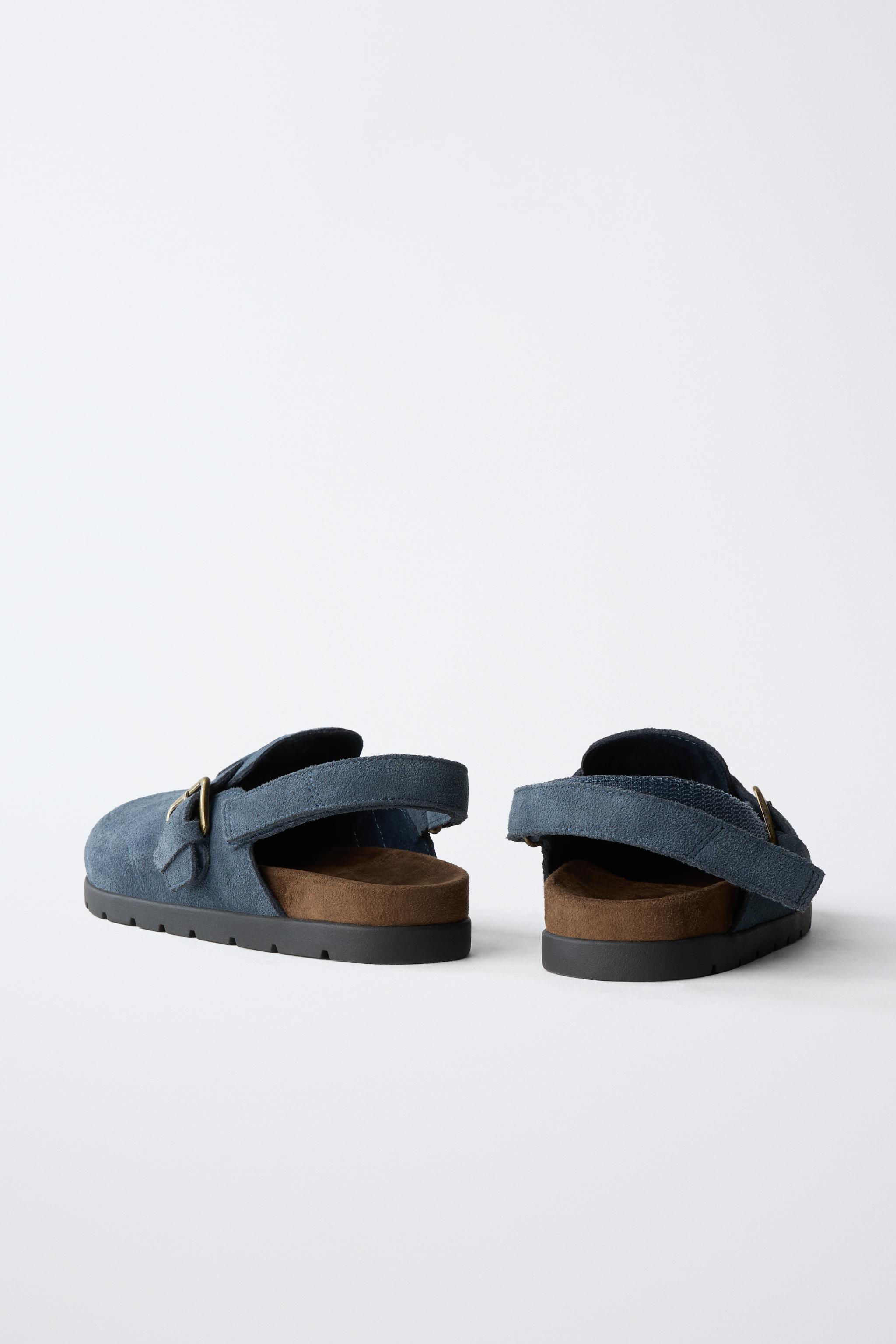 STORIESZ - SPLIT LEATHER CLOGS