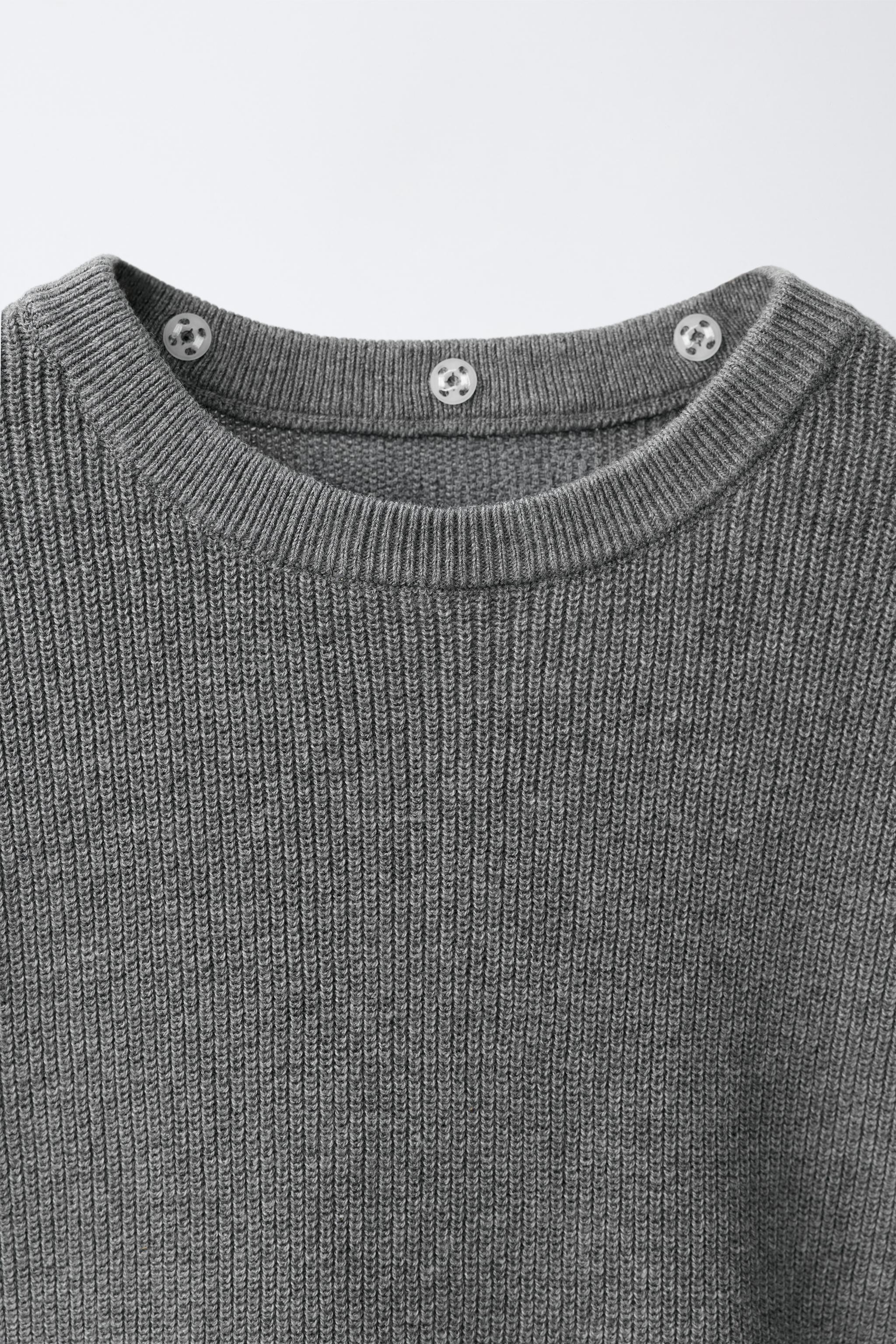 PULL EN MAILLE À COL AMOVIBLE