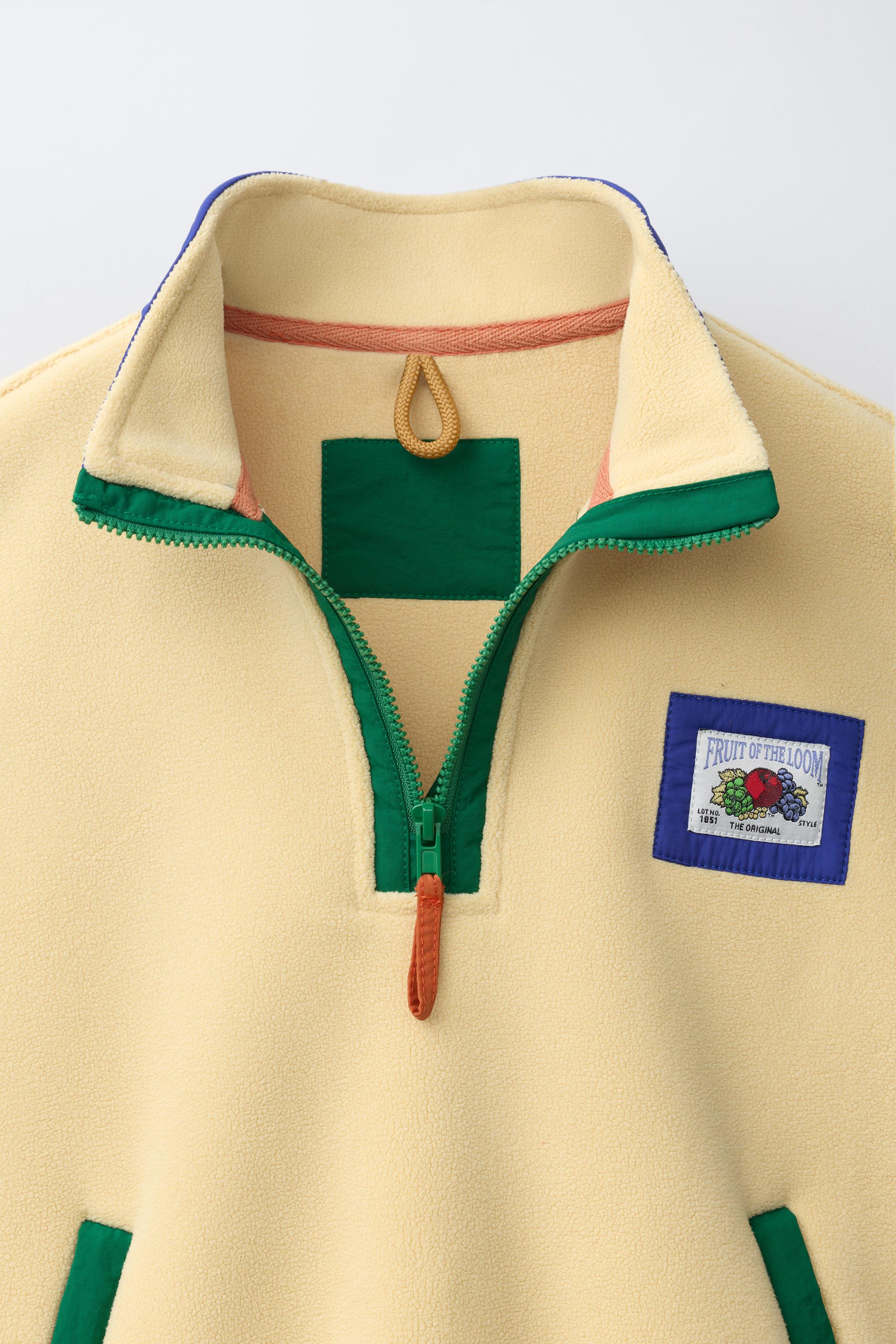 SWEAT POLAIRE ÉTIQUETTE FRUIT OF THE LOOM