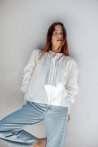 Camisa romántica de la colección ZW