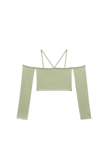 SEAMLESS TOP WITH ARM WARMERS