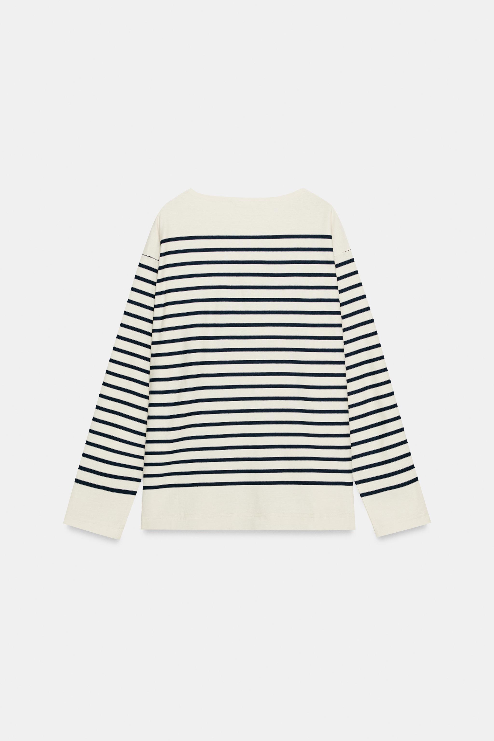 STRIPED LONG SLEEVE T-SHIRT