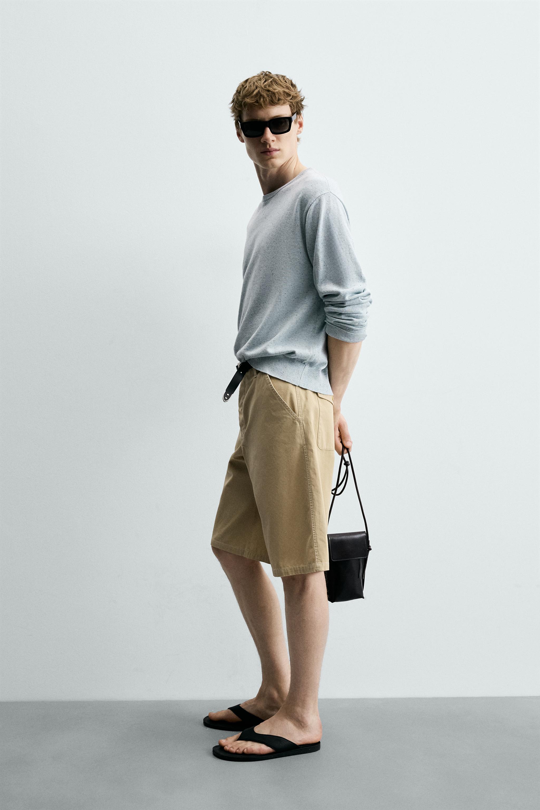 WASHED RELAXED FIT SHORTS