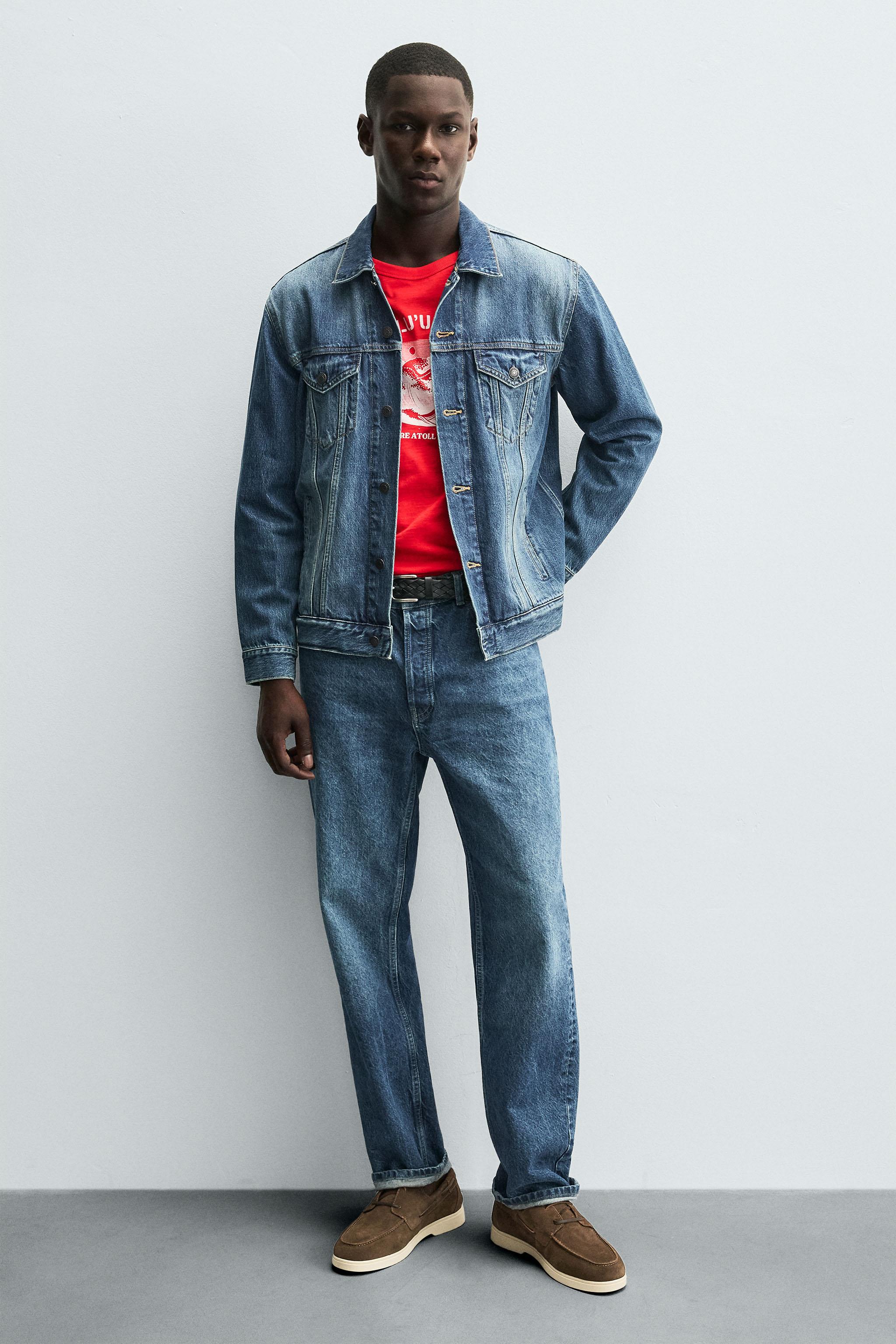 カジュアルレザーデッキシューズ - ブラウン | ZARA Japan / 日本