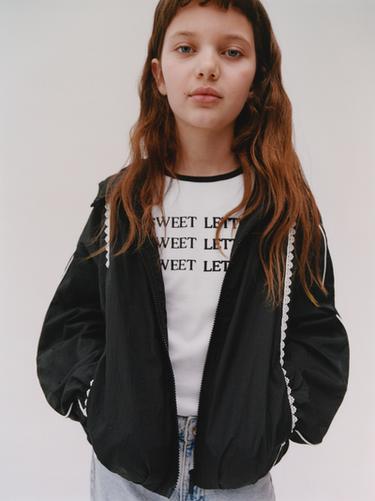 IMPERMEÁVEL COM RENDA - Preto da Zara