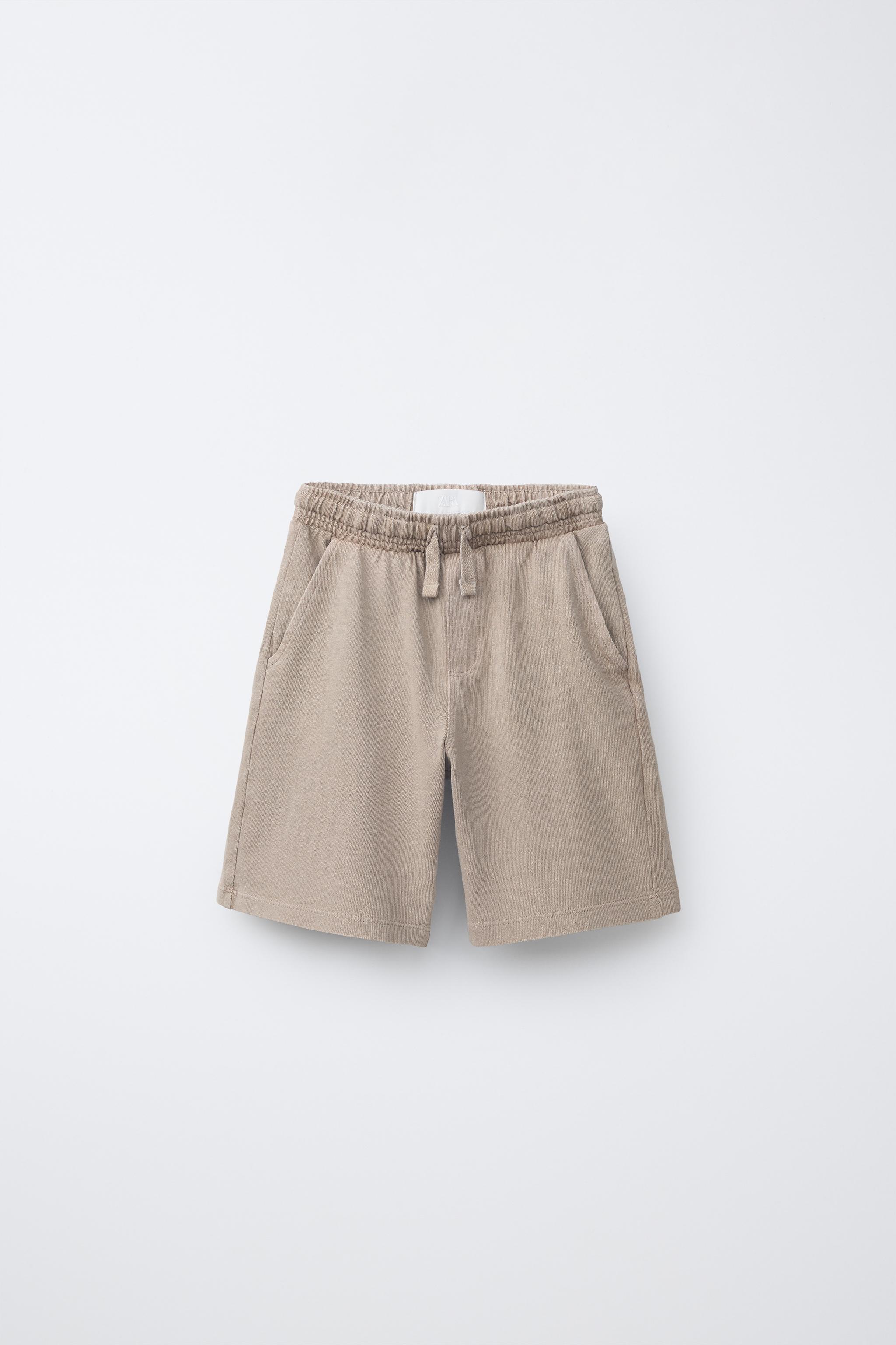 PLAIN GARMENT DYED T-SHIRT AND SHORTS SET