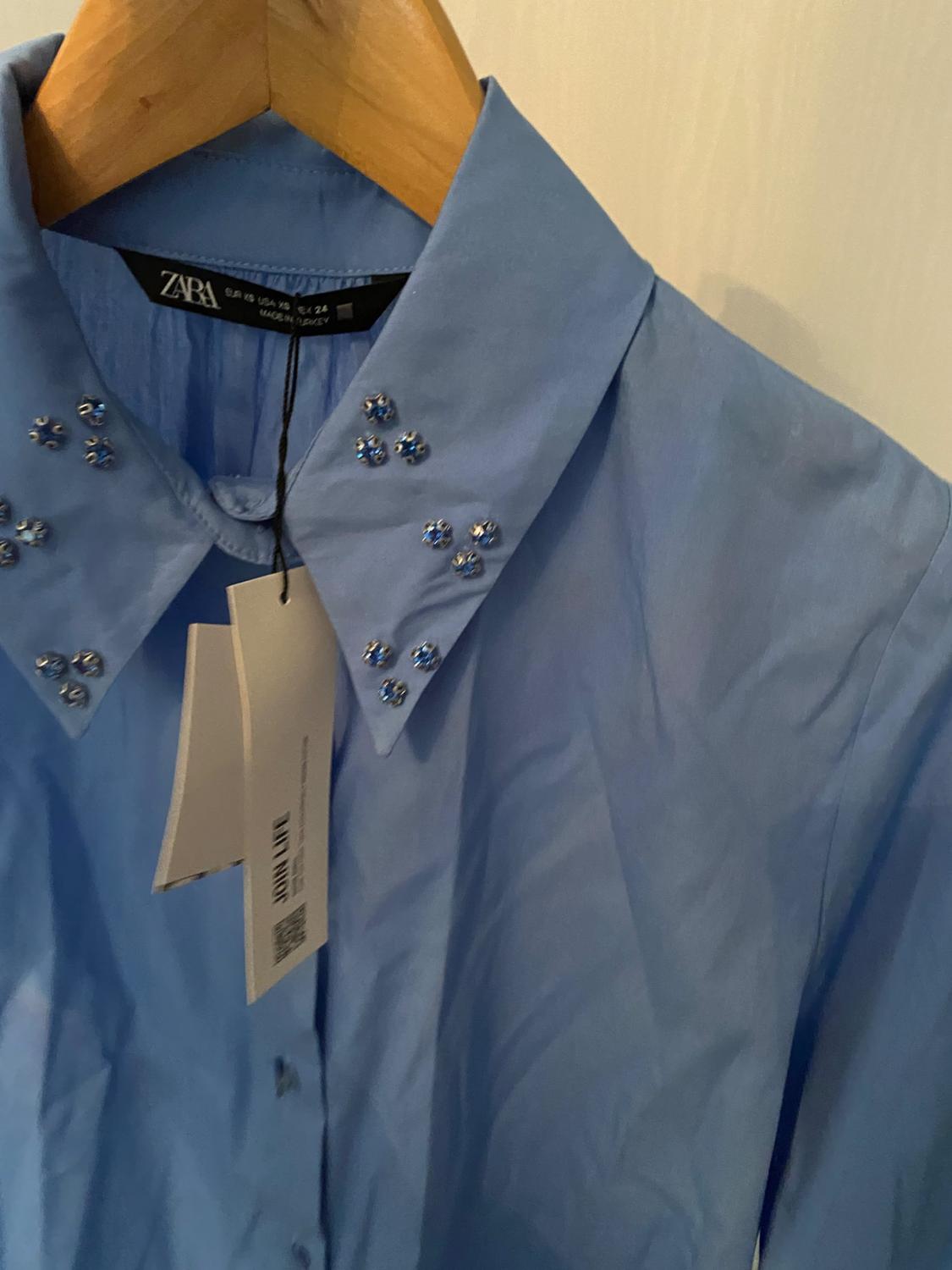 BEJEWELLED POPLIN SHIRT - Image 2