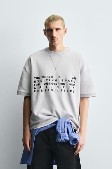 MOLETOM ESTAMPAS COMBINADAS - Gelo da Zara