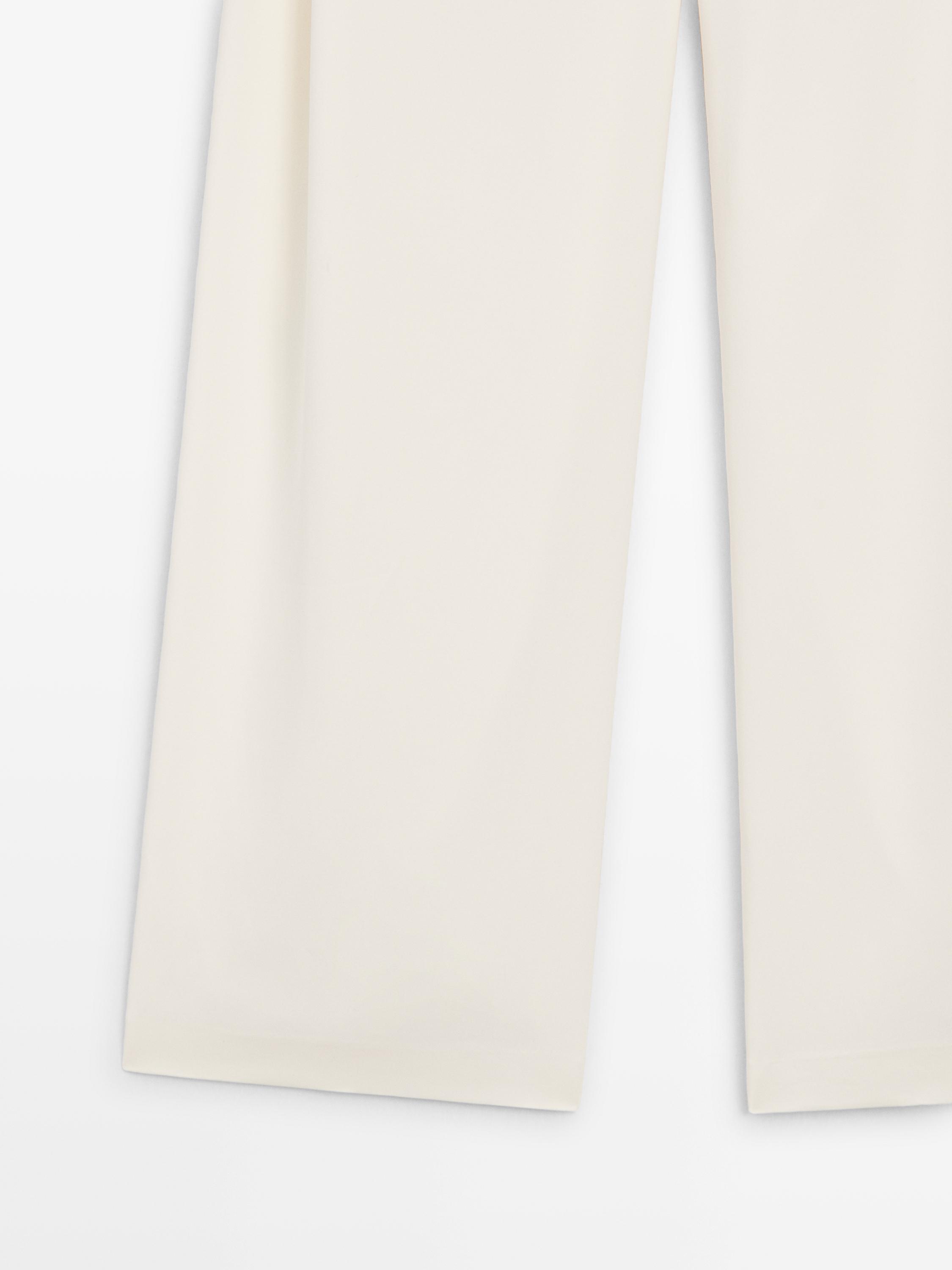 Wide-leg trousers with darts - STUDIO