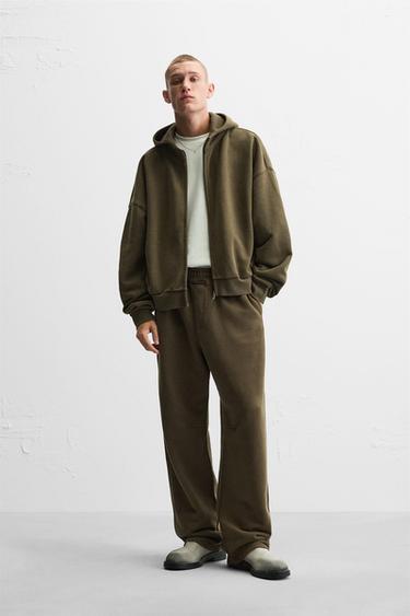 ДЖОГГЕРЫ ОВЕРСАЙЗ — LIMITED EDITION — ТЕМНЫЙ ХАКИ от Zara — изображение 0
