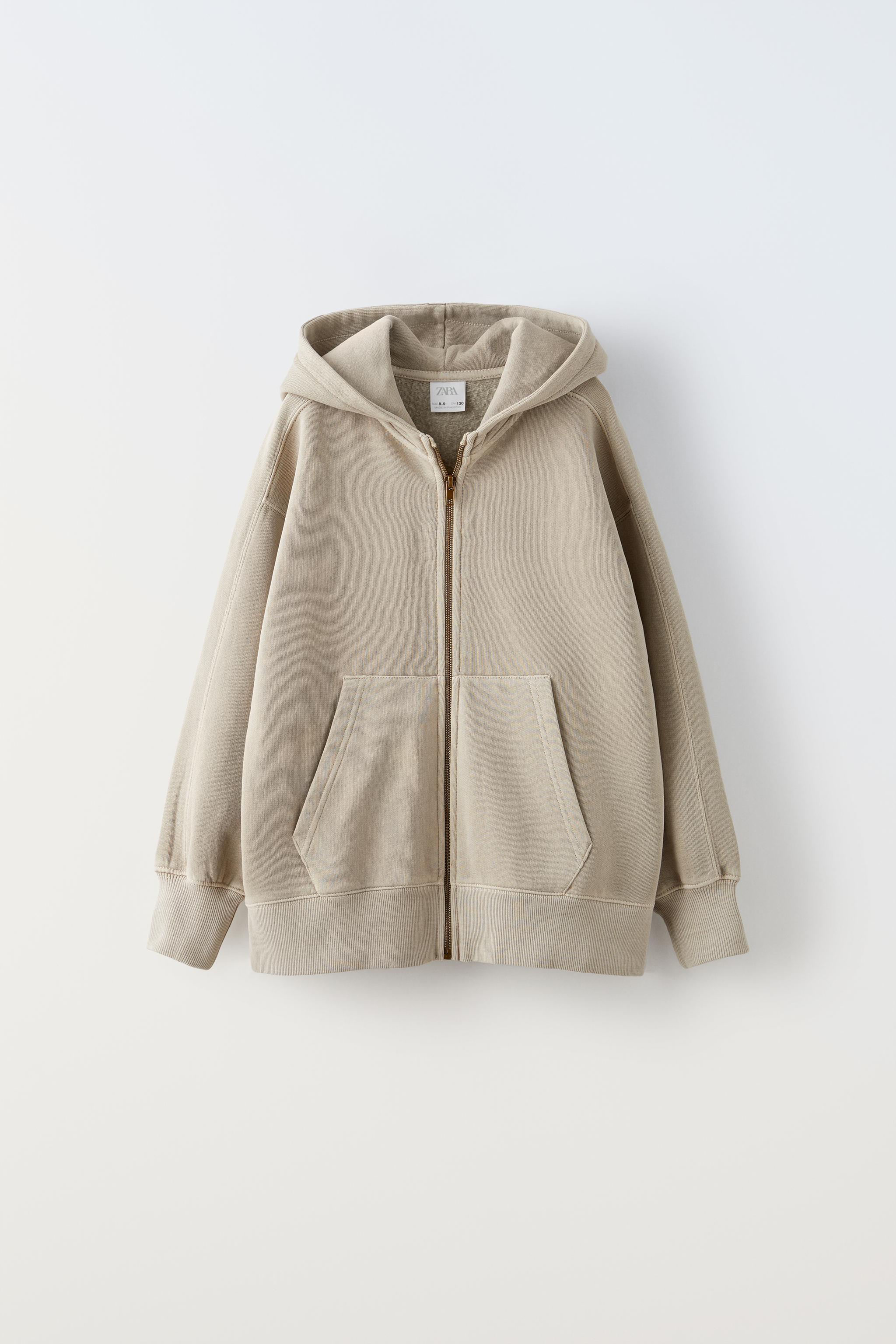 Zara discount plush hoodie