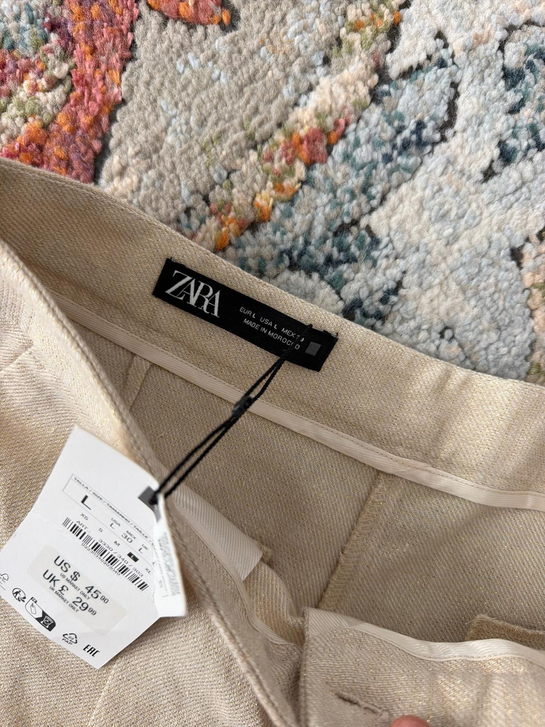 WIDE FIT LINEN BLEND SHORTS - Image 4