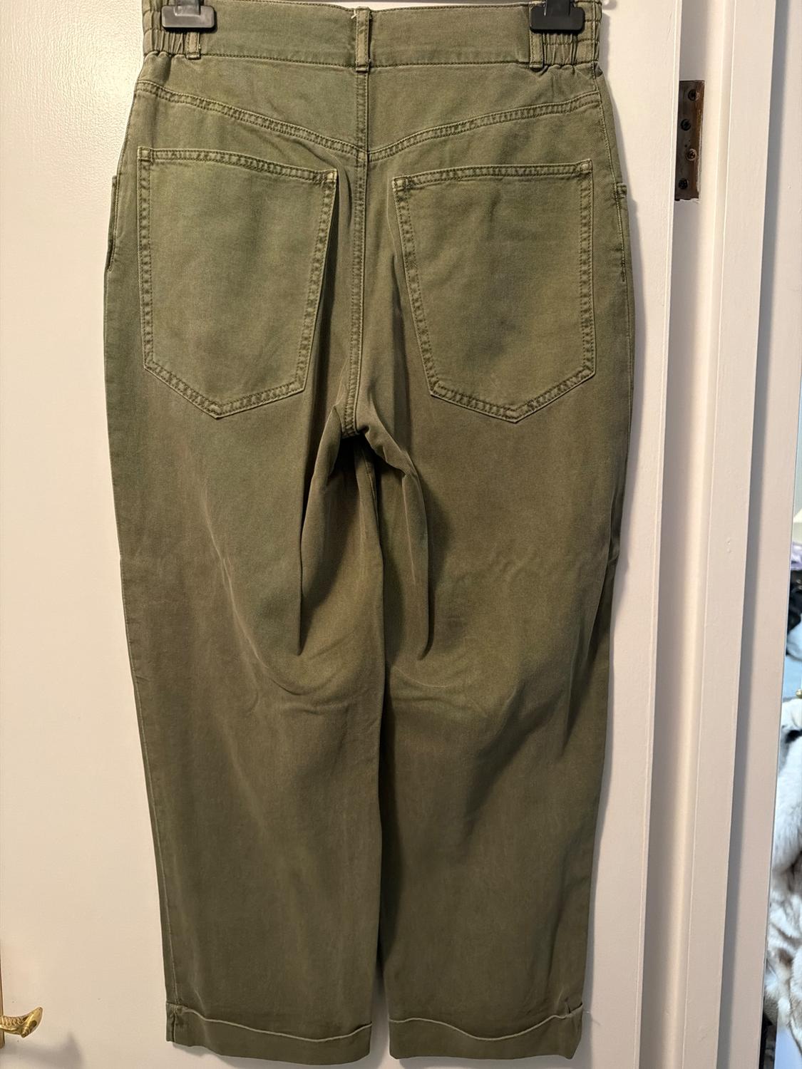 CARROT FIT TROUSERS WITH TURN-UP HEMS - Image 2