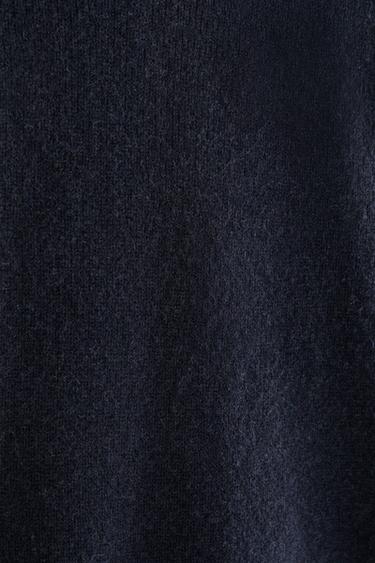 PULL EN CACHEMIRE - Bleu marine de Zara - Image 3