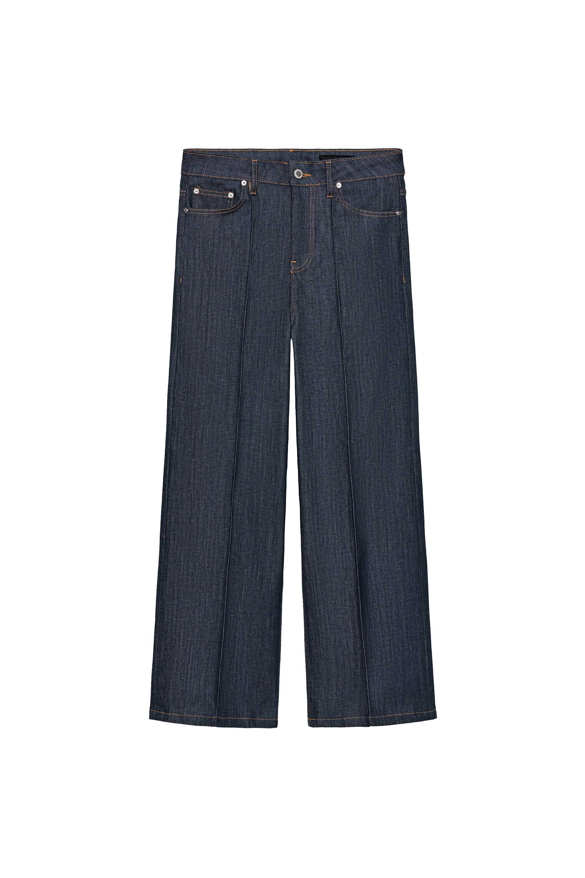 ZW COLLECTION WIDE-LEG HIGH-WAIST JEANS