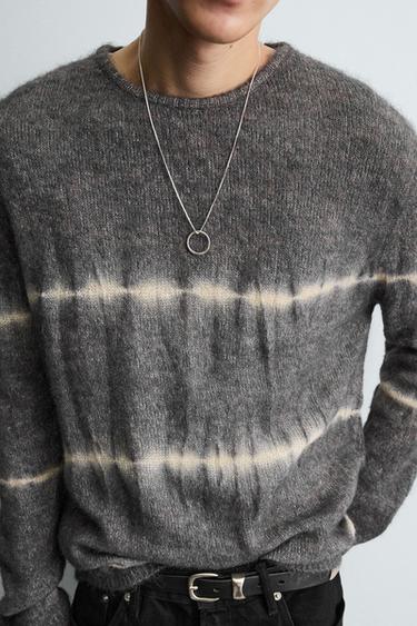 TIE-DYE PRINT JUMPER - Sea green by Zara - Image 4