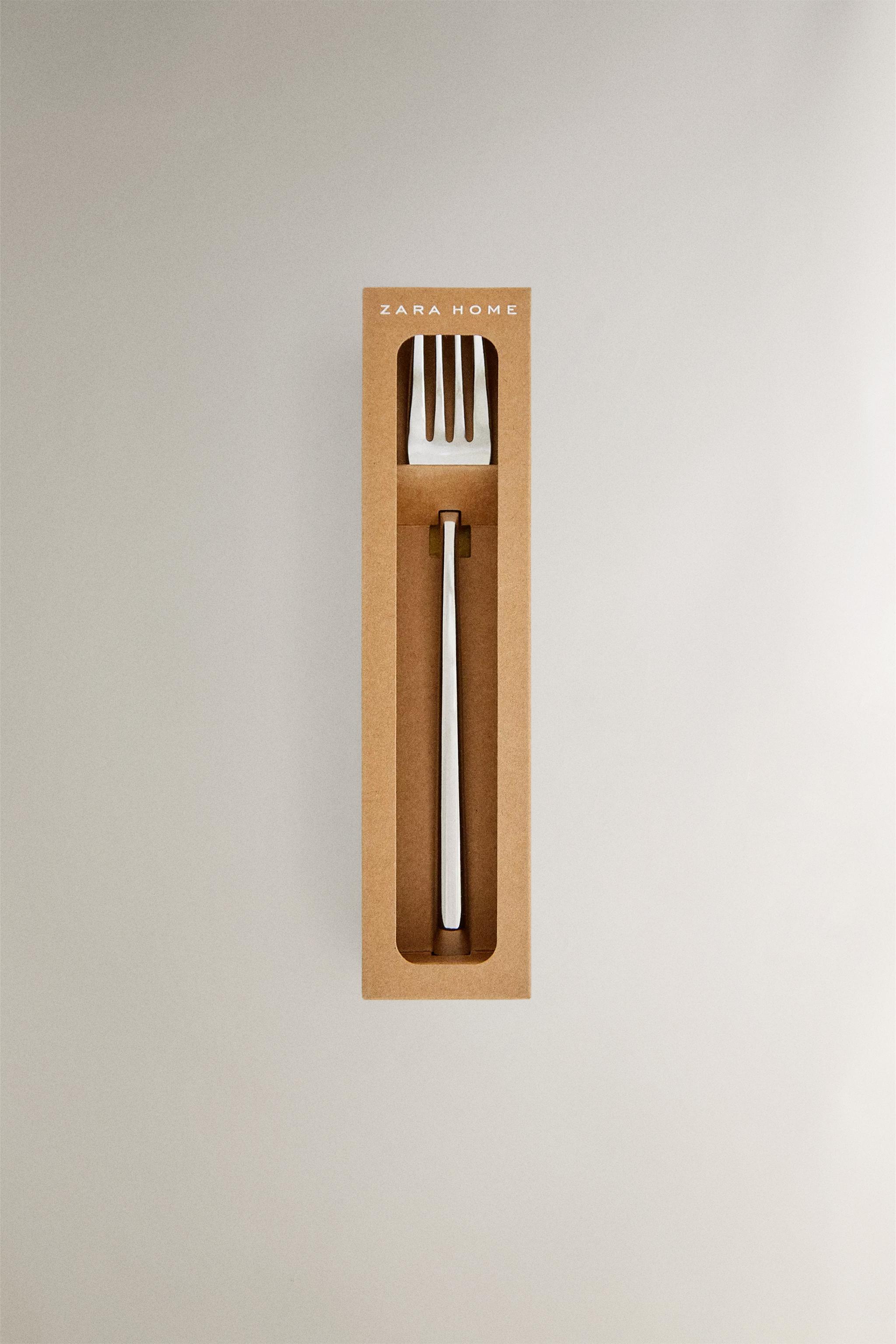 SET OF SHINY STEEL FORKS (SET OF 4)