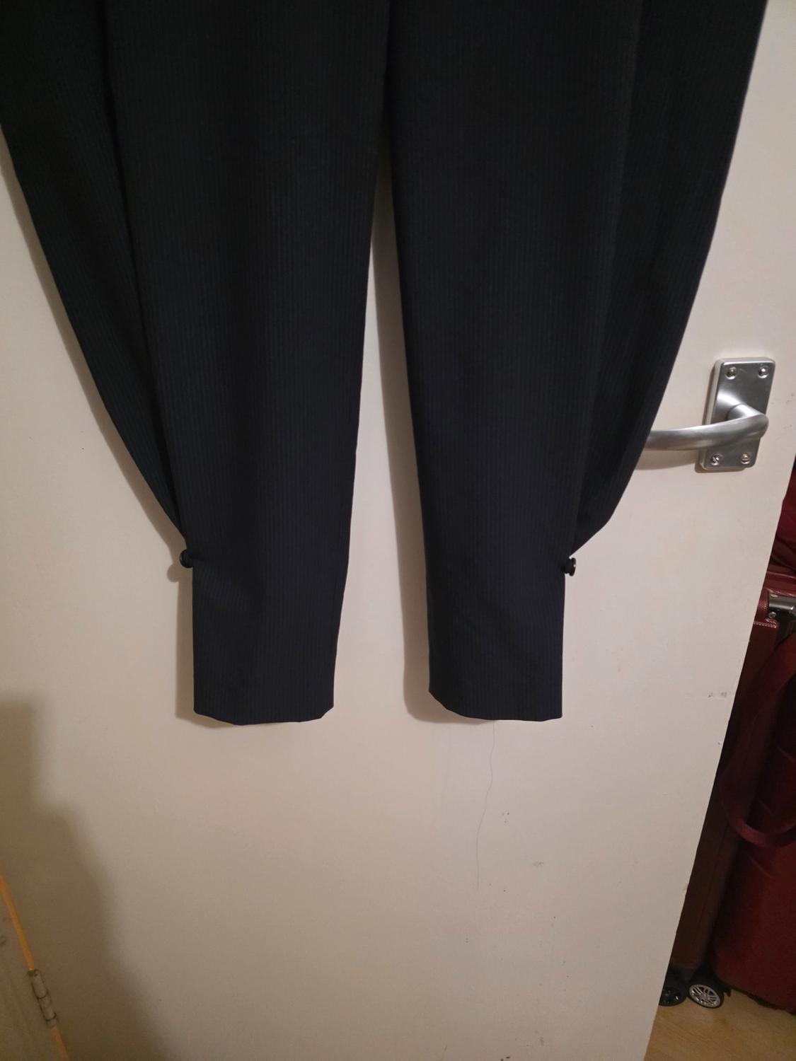 ZW COLLECTION PINSTRIPE BALLOON TROUSERS - Image 3