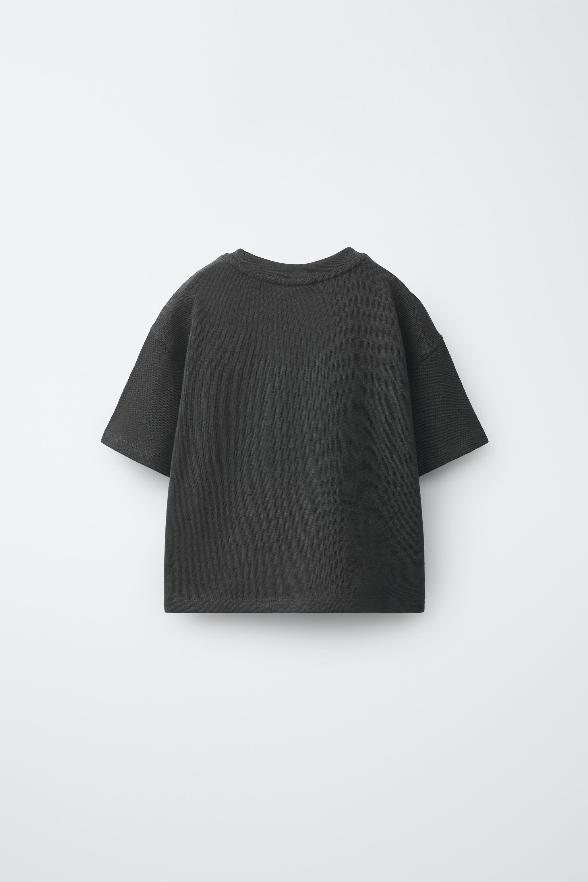 Детские футболки Zara EMBROIDERED T-SHIRT — фото 3