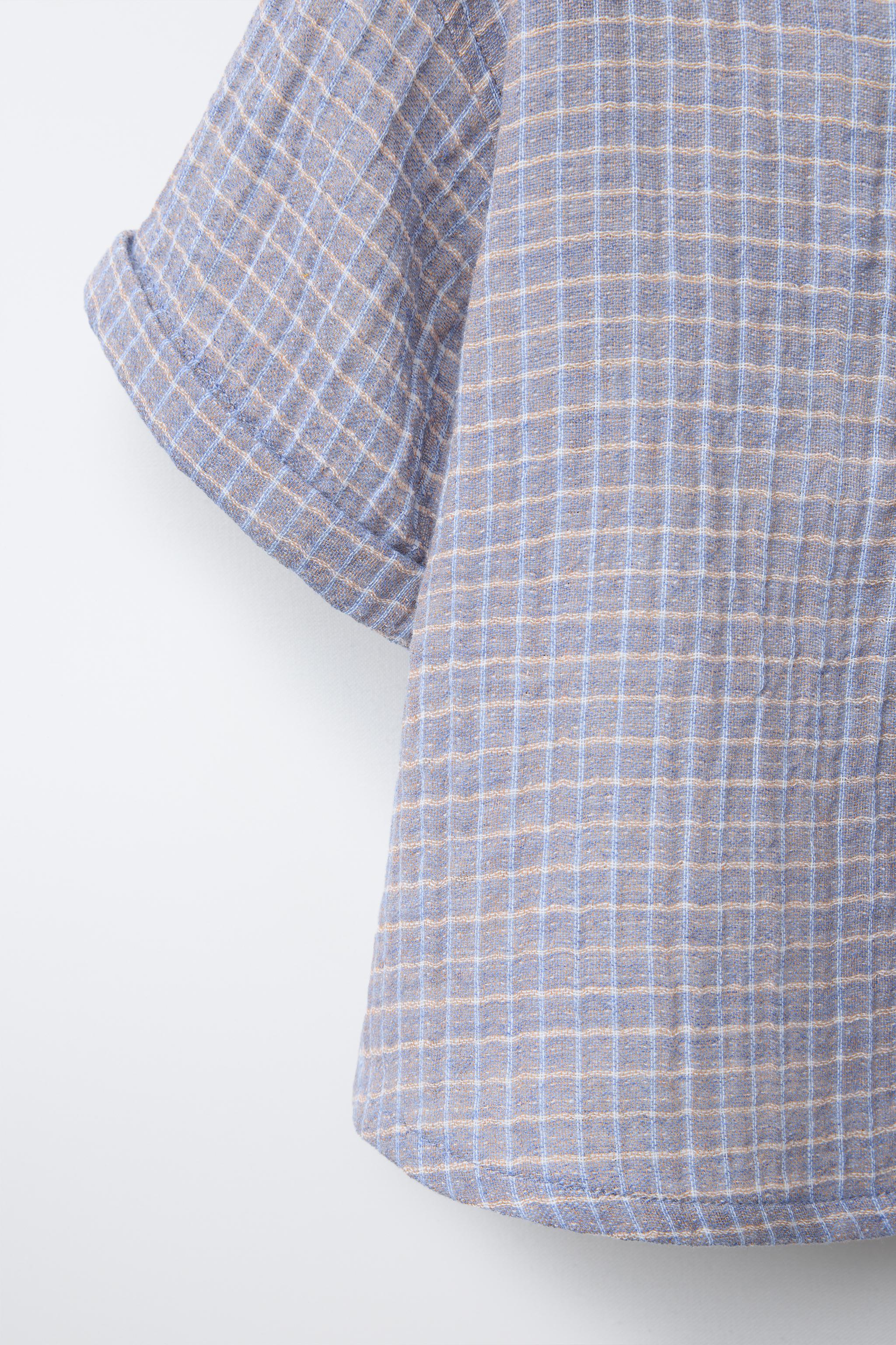 ◆typeservice◆ Checkered Button Pocket Bag Sky Blue OSTA41S Trvl Design Backpacker – Stitchin' Pretty