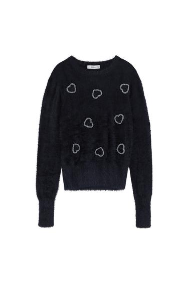 GEMSTONE BEADED SWEATER