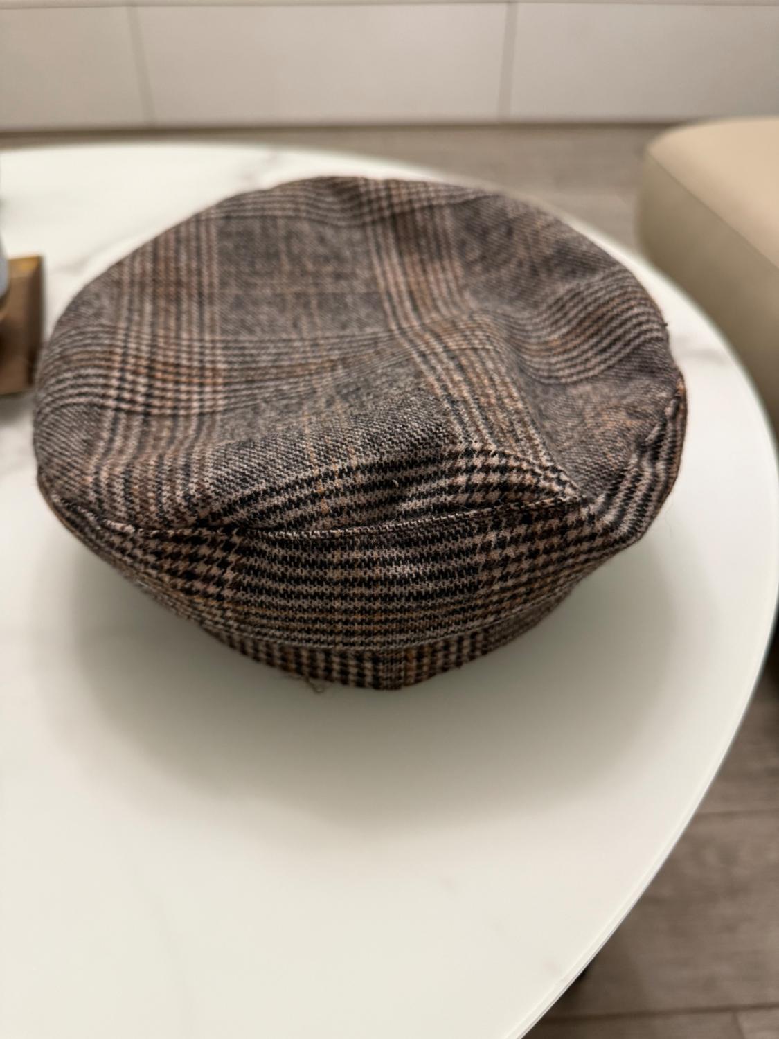CHECK NAUTICAL CAP WITH WOOL - Image 2