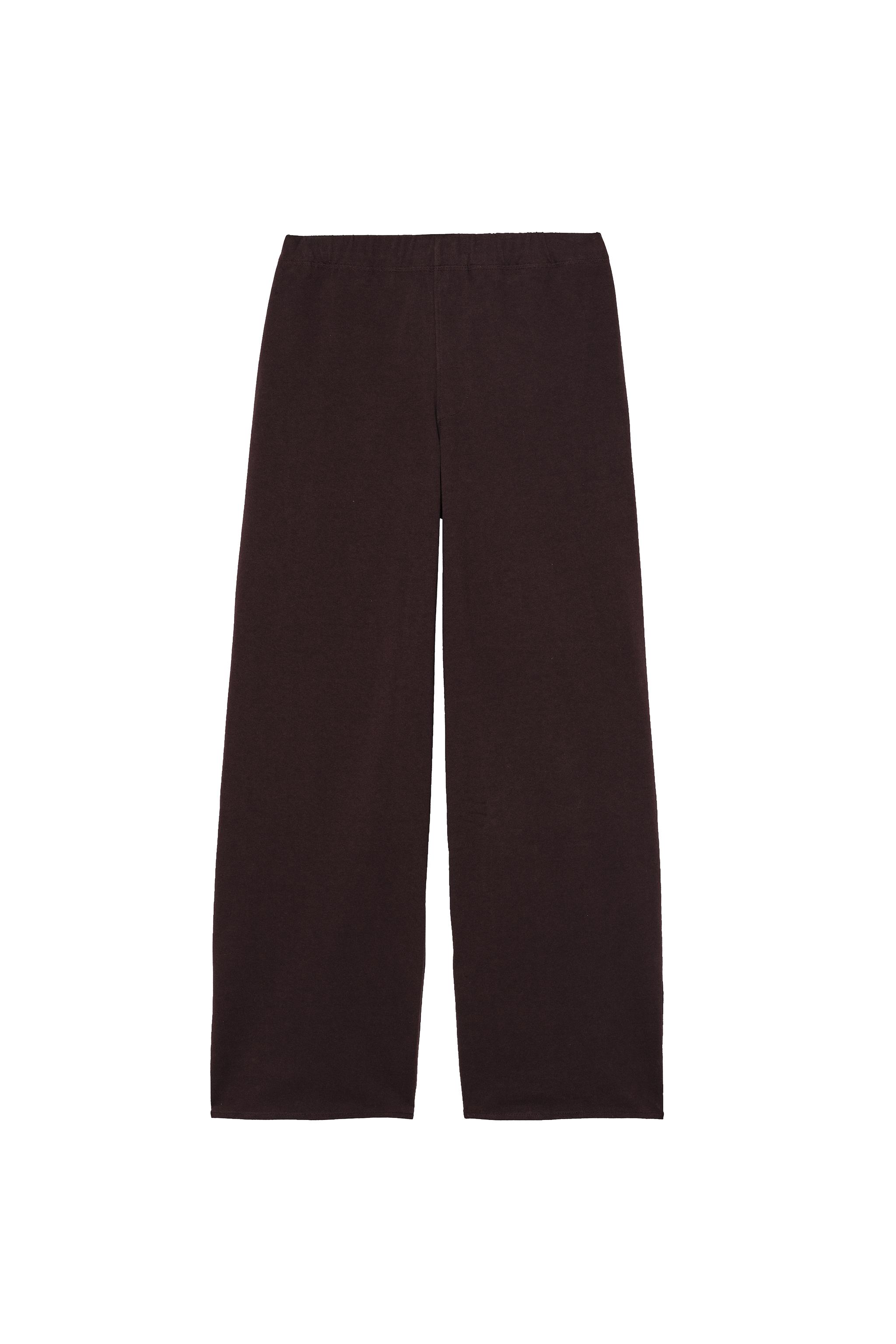 RELAXED FIT JOGGER PANTS — Brown