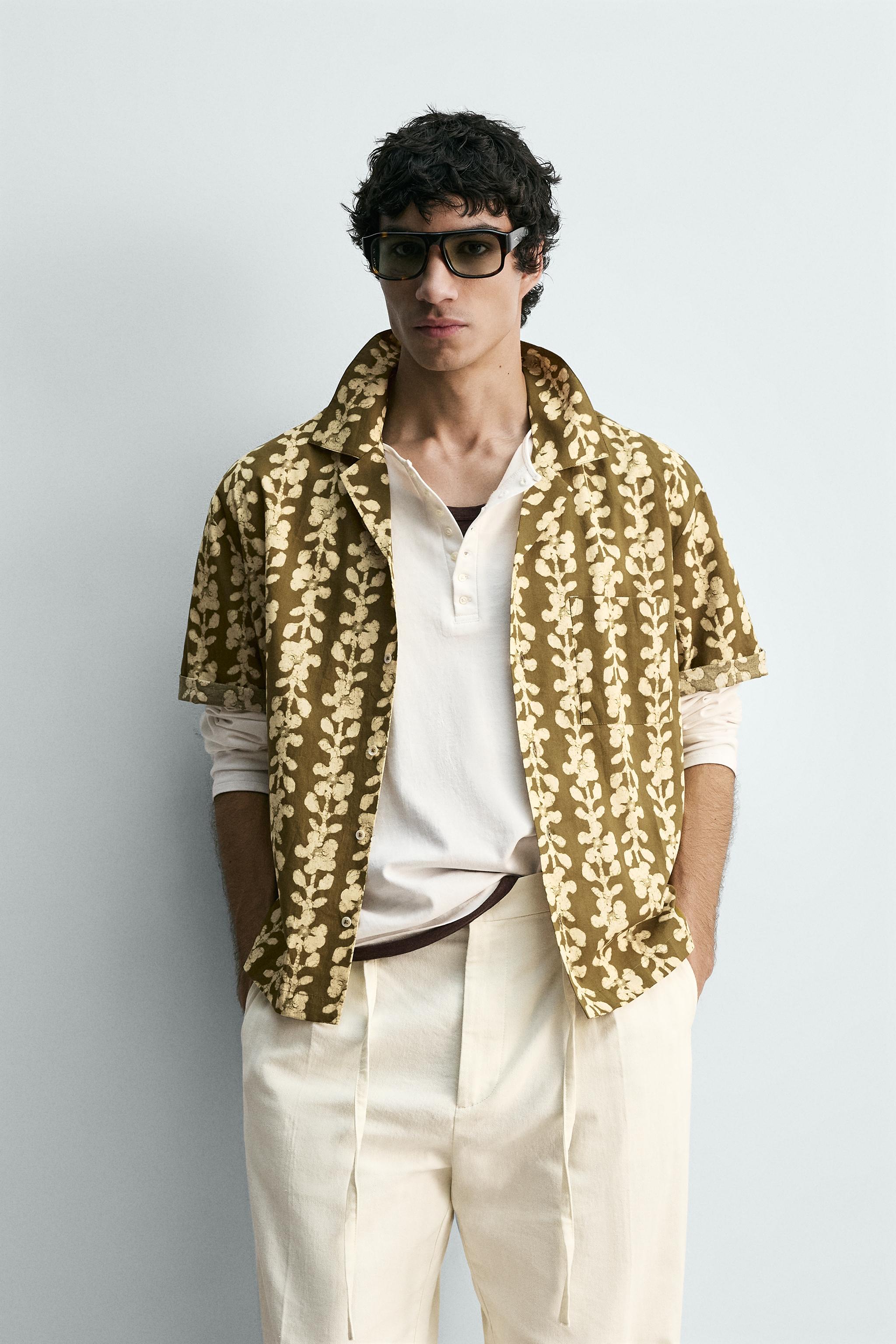 GEOMETRIC PRINT SHIRT