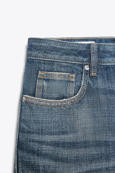 JEAN TRF DROIT COURT TAILLE MI-HAUTE - Bleu marine de Zara - Image 2