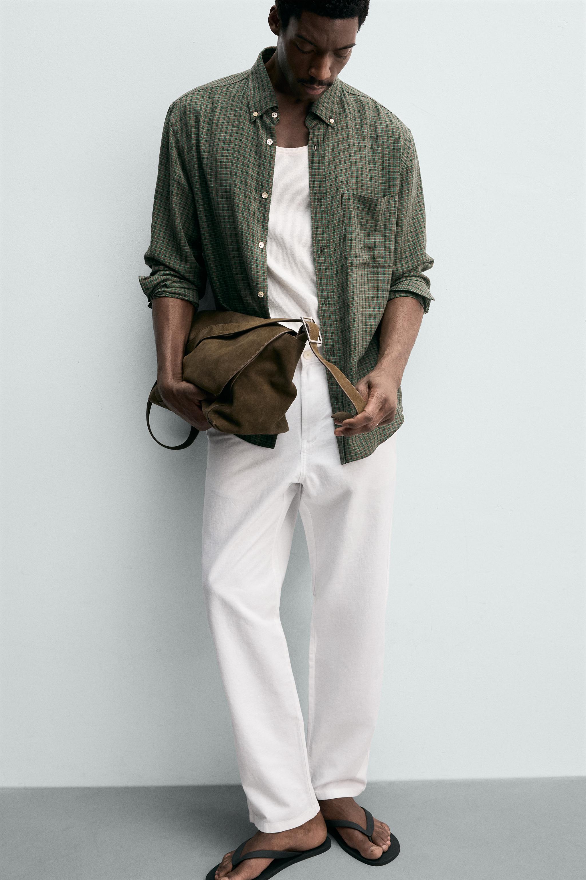 FLOWING STRAIGHT-LEG TROUSERS