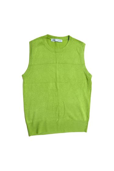 GILET IN MAGLIA A COSTE