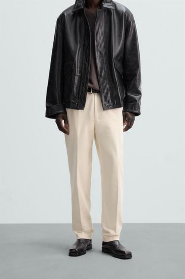 PANTALÓN SLIM FIT PANA - Arena de Zara