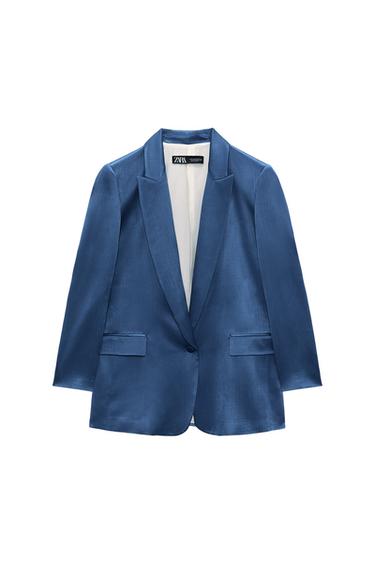 BLAZER WITH CREASED EFFECT