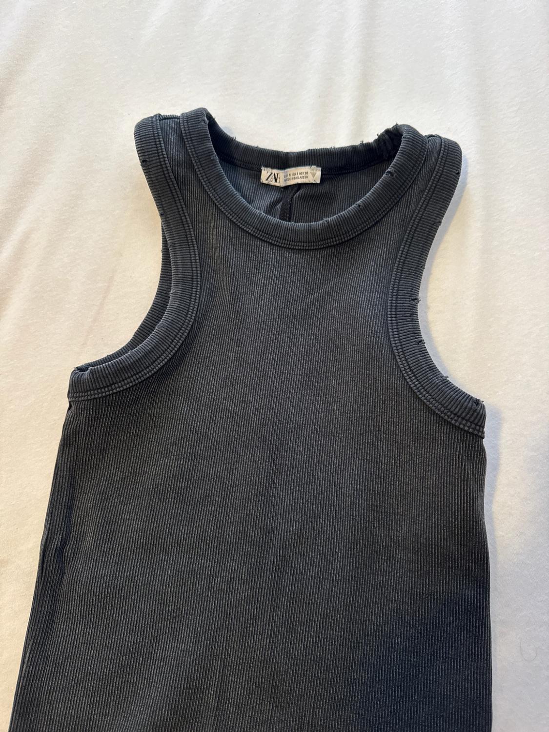 RIBBED FADED TOP - Image 2