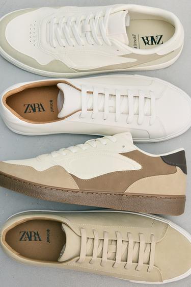 ZAPATILLA ESTILO RETRO - Marrón de Zara - Imagen 0