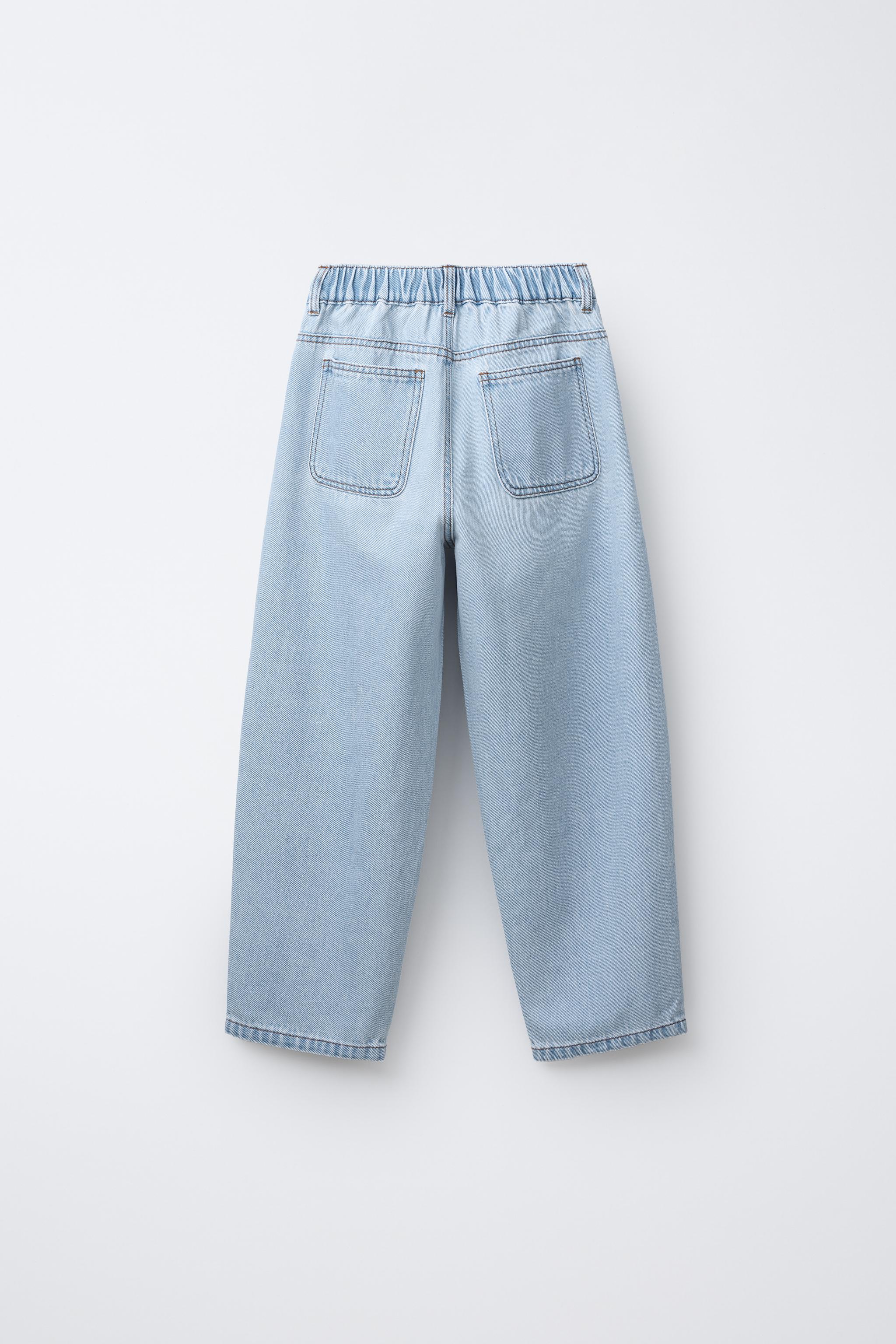 バルーン デニムパンツ - ブルー | ZARA Japan / 日本