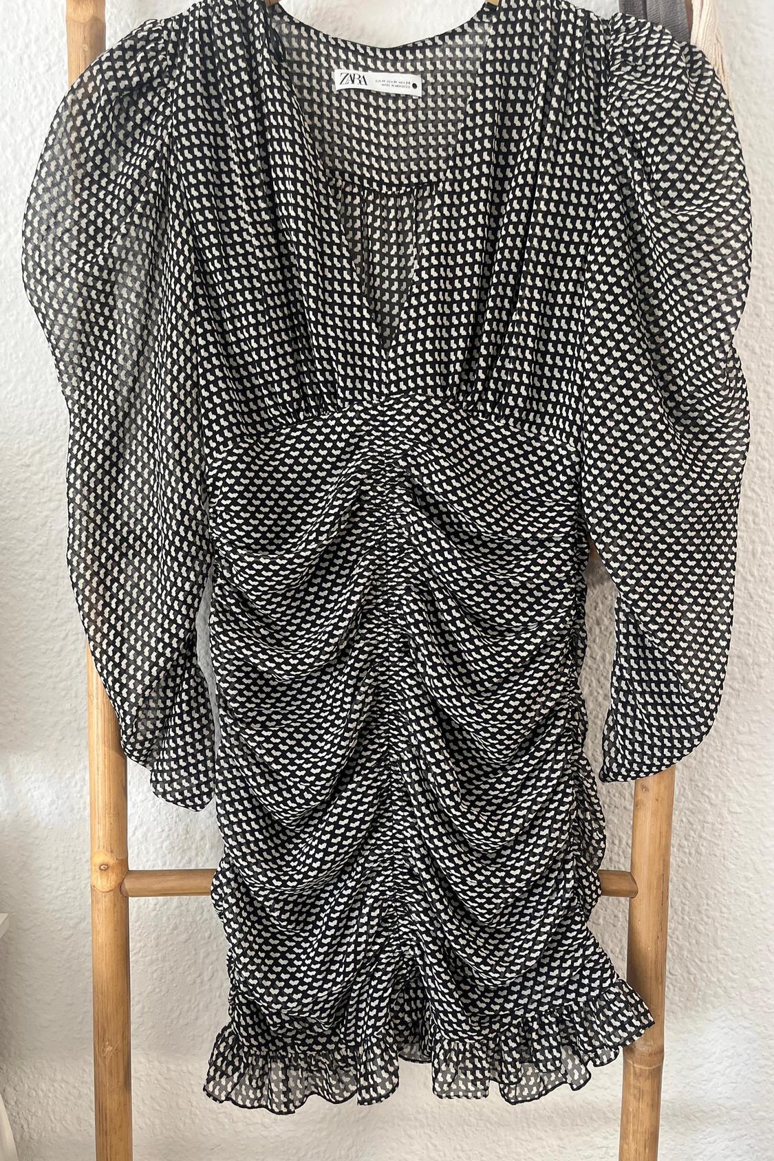 MINI DRESS WITH DRAPED DETAIL