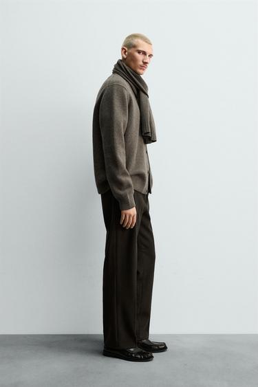 100% WOOL CARDIGAN - Earth by Zara - Image 3